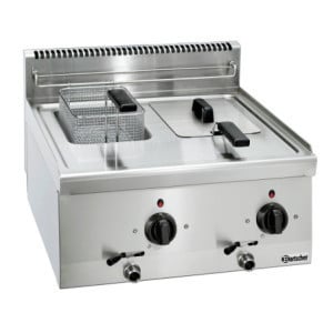 Elektrická fritéza na položenie - Séria 600 - 2 x 6 L - Bartscher