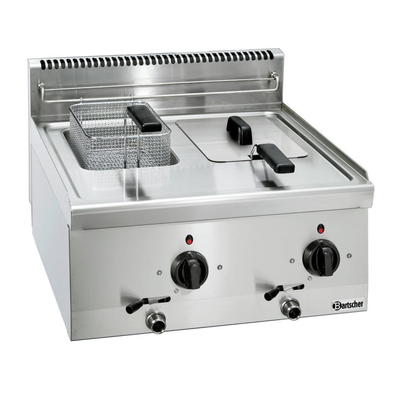 Elektrická fritéza na položenie - Séria 600 - 2 x 6 L - Bartscher Elektrická fritéza na položenie - Séria 600 - 2 x 6 L - Bartscher