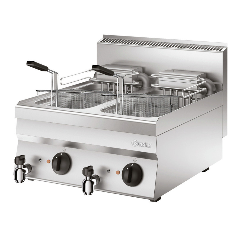 Elektrická fritéza na položenie - Séria 650 - 2 x 10 L