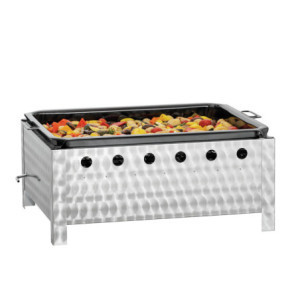 Kombinovaný plynový gril - 3 horáky