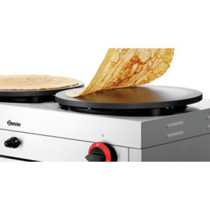 Dvojitá plynová palacinková panvica - Ø 40 cm