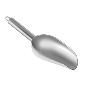 Stainless steel shovel