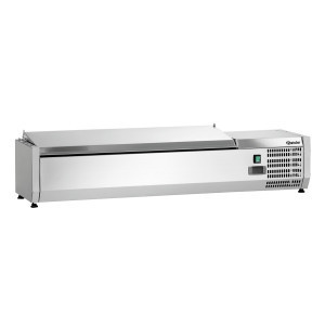 Saladette Chladiaca na Položenie Inox - 5 x GN 1/4