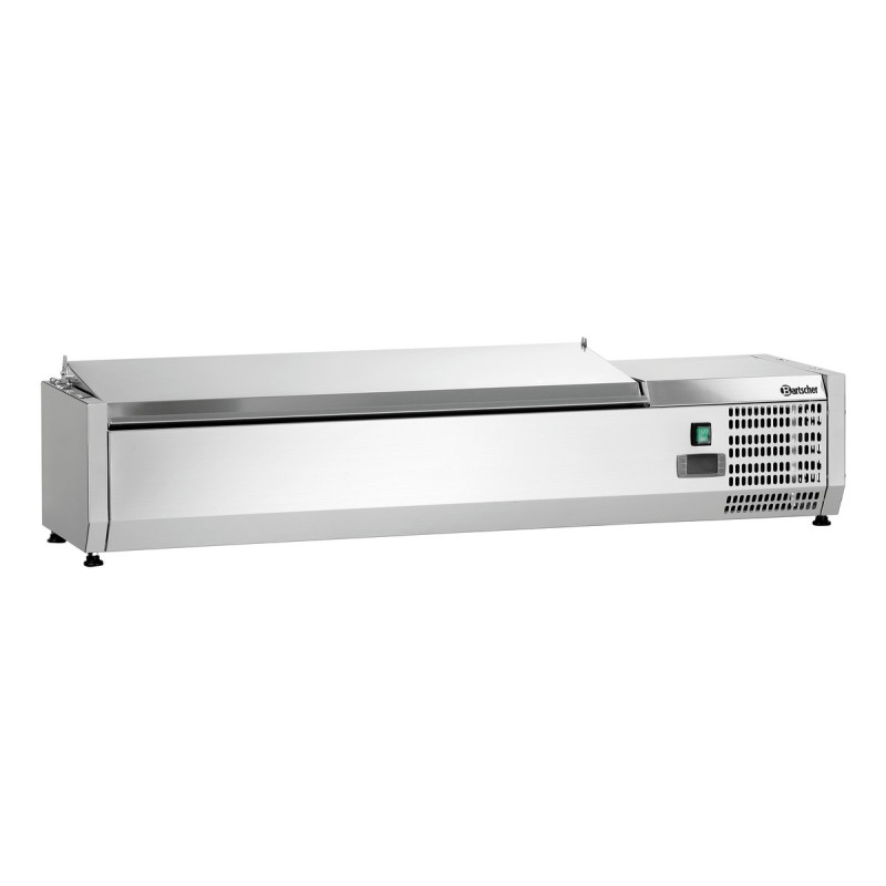 Saladette Chladiaca na Položenie Inox - 5 x GN 1/4