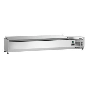 Saladette Réfrigérée à Poser Inox - 7 x GN 1/4