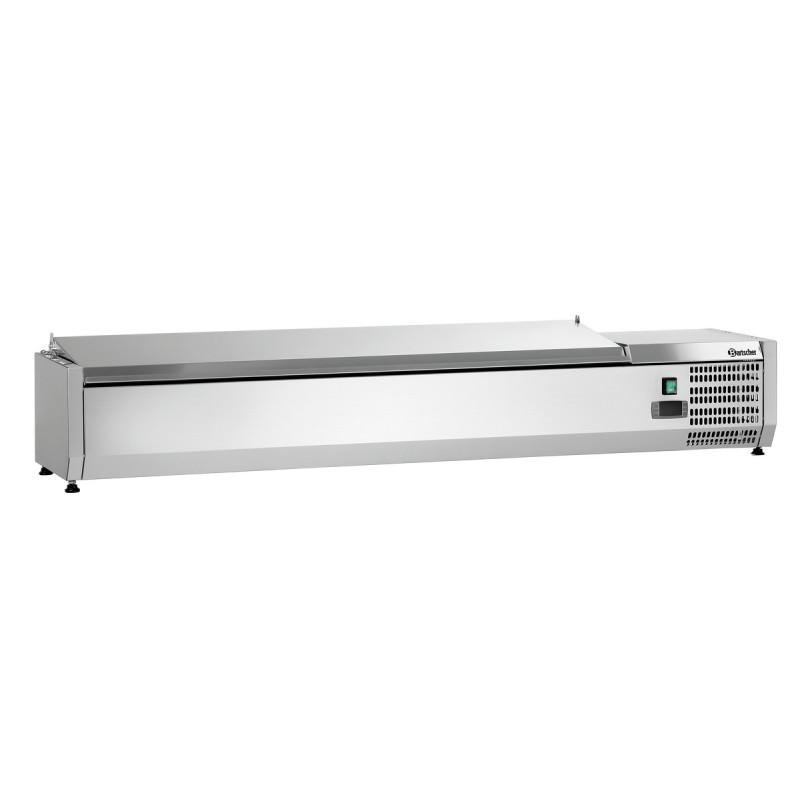 Saladette Chladiaca na Položenie Inox - 7 x GN 1/4