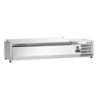Saladette Chladiaca na Položenie Inox - 3 x GN 1/3 + 1 x GN 1/2