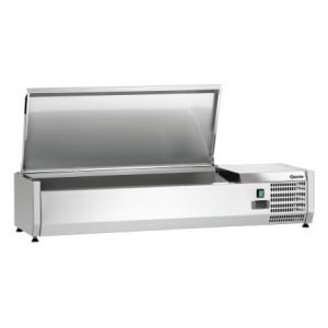 Saladette Chladiaca na Položenie Inox - 3 x GN 1/3 + 1 x GN 1/2
