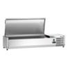 Saladette Chladiaca na Položenie Inox - 3 x GN 1/3 + 1 x GN 1/2