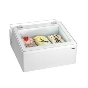 Vitrine na zmrzlinu na položenie - 3 x 5 L - Bartscher