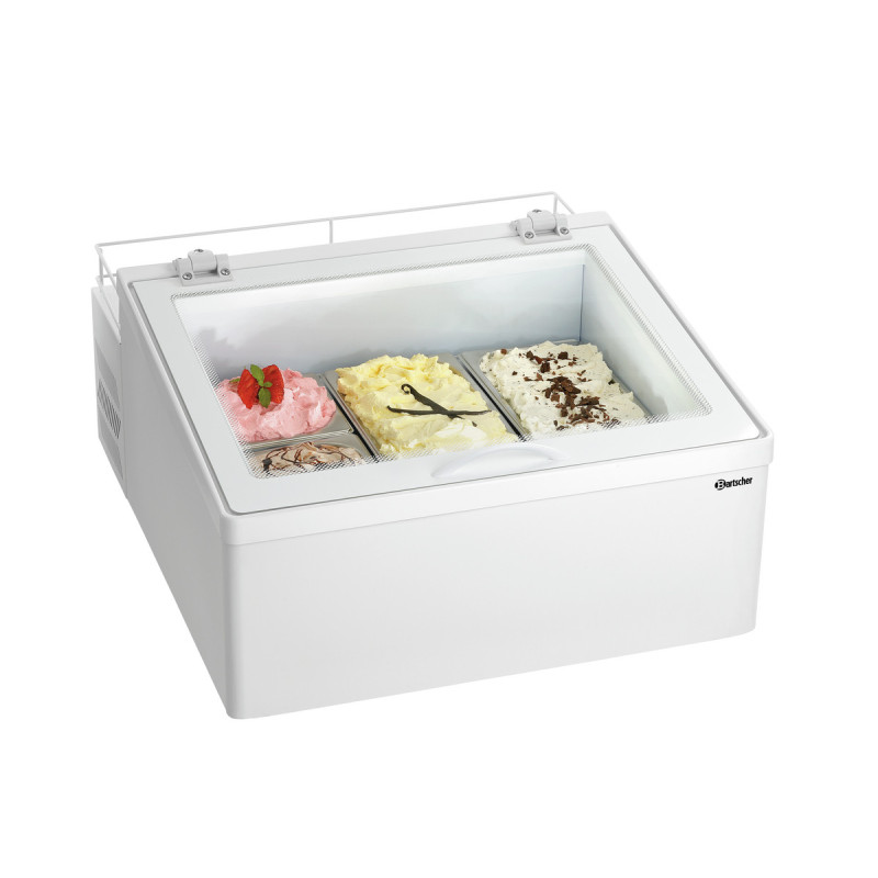 Vitrine na zmrzlinu na položenie - 3 x 5 L - Bartscher Vitrine na zmrzlinu na položenie - 3 x 5 L - Bartscher
