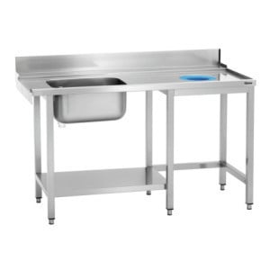 Triediaci stôl s umývadlom a otvorom - D 1495 x Š 730 mm - Bartscher
