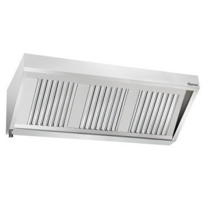 Nástenný digestor s osvetlením - L 1600 x P 700 mm - Bartscher