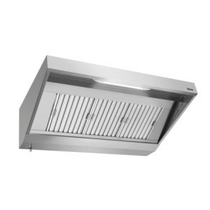 Nástenný digestor s motorom a osvetlením - Š 1600 x H 900 mm - Bartscher