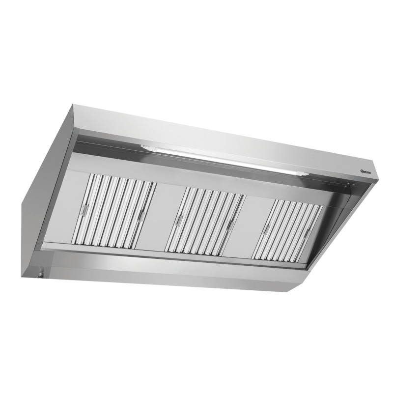 Nástenný digestor s motorom a osvetlením - Š 1800 x H 900 mm - Bartscher Nástenný digestor s motorom a osvetlením - Š 1800 x H 900 mm - Bartscher