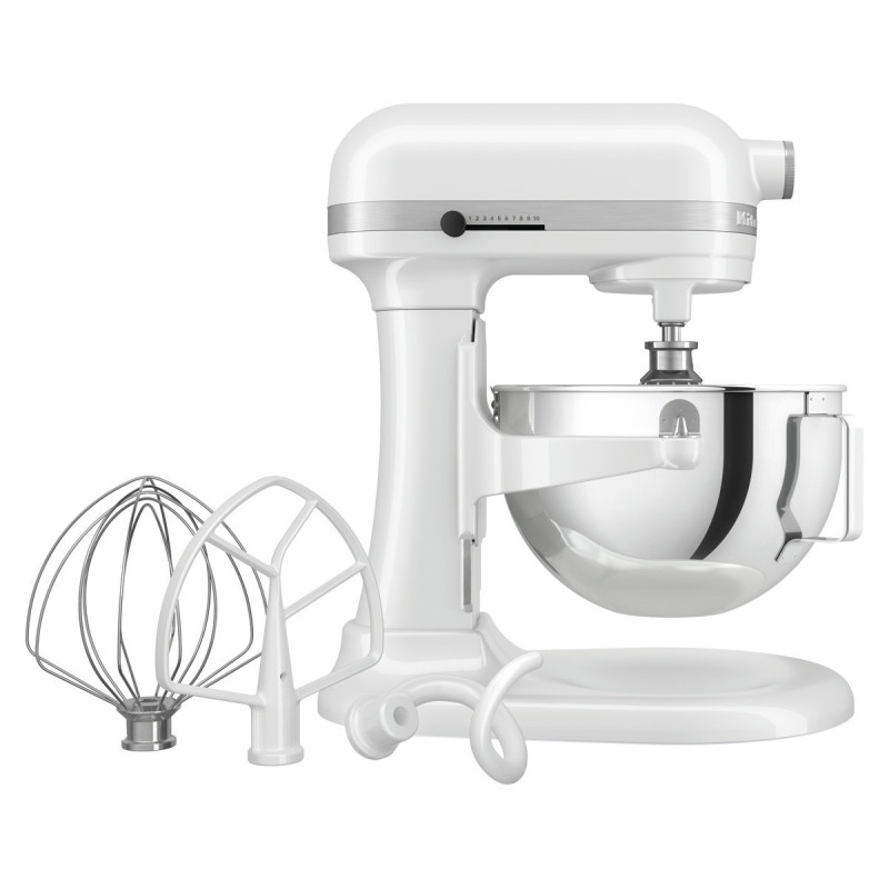 KitchenAid White Mixer - 5.2 L - Bartscher KitchenAid White Mixer - 5.2 L - Bartscher