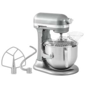 KitchenAid Silver Mixer - 6.6 L - Bartscher