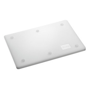 Doska na krájanie 400 x 300 mm - Biela - 15 mm hrúbka - Bartscher