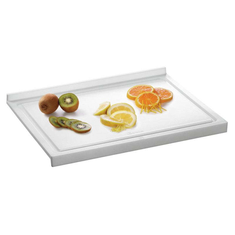 Doska na krájanie 415 x 300 mm - Biela - 10 mm hrúbka - Bartscher