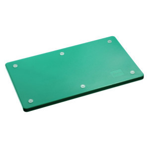 Doska na krájanie 530 x 325 mm - Zelená - 20 mm hrúbka - Bartscher