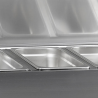 Saladette na položenie krytu Inox - Statická - 4 GN 1/3 - TEFCOLD