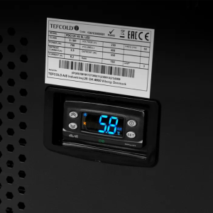 Chladnička s posuvným skleneným vekom - 105 L - TEFCOLD
