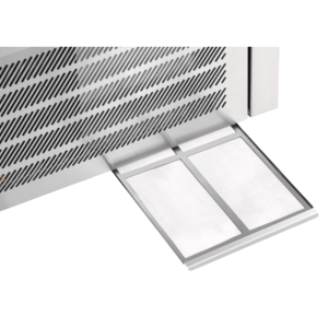 Chladiaca šalátová vitrína s 2 dverami - 2 x GN 1/1 a 3 x GN 1/6