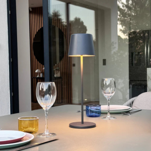 Dotyková LED stolná lampa Kelly Rock s nabíjacou podložkou - Sada 6 - Lumisky