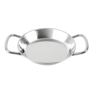 Mini Paella Dish in Stainless Steel 120mm - Gastronoble