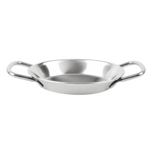 Mini Paella Dish in Stainless Steel 150mm - Gastronoble