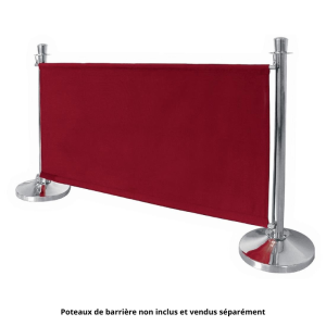 Barrière Z Červeného Plátna A Upevnenia - Bolero - Fourniresto