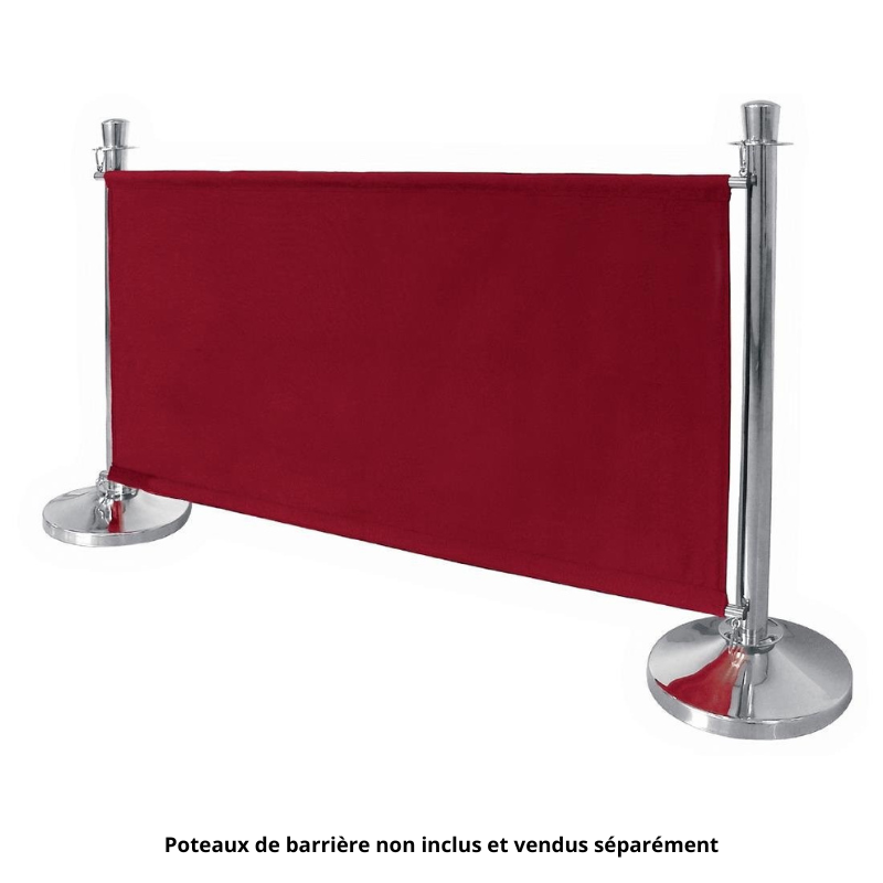 Barrière Z Červeného Plátna A Upevnenia - Bolero - Fourniresto Barrière Z Červeného Plátna A Upevnenia - Bolero - Fourniresto