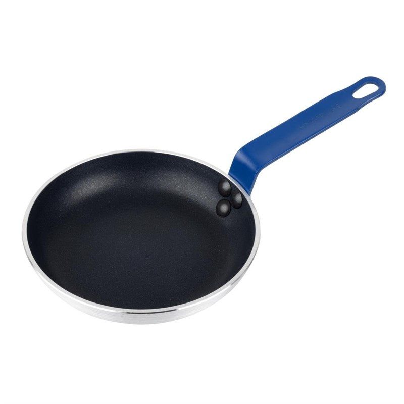 Hliníková nepriľnavá panvica Teflon Modrá rukoväť 20cm - Gastronoble