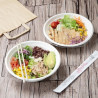Recyklovateľné PET viečka Fiesta pre Poke Bowls 682 a 909 ml - Sada 50 - Gastronoble