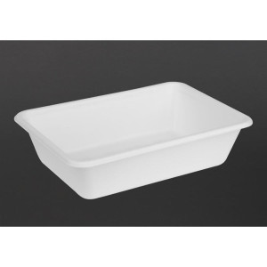 Kompostovateľné potravinové misky z bagasy 650 ml - Sada 100 - Gastronoble