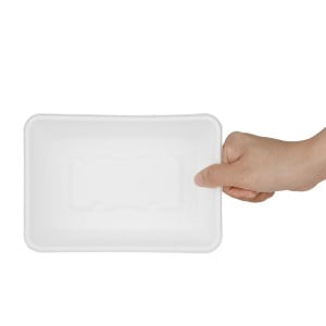 Kompostovateľné potravinové misky z bagasy 650 ml - Sada 100 - Gastronoble