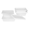 Barquettes Alimentaires en Bagasse Compostable 1000ml - Lot de 100 - Fiesta Green