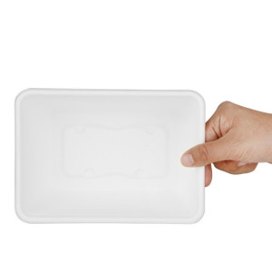 Barquettes Alimentaires en Bagasse Compostable 1000ml - Lot de 100 - Fiesta Green