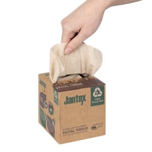 Kocka recyklovaných vreckoviek 100 listov - Sada 36 - Jantex