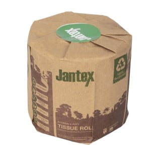 Recyklovaný toaletný papier 3-vrstvový 260 útržkov - Balenie 36 - Jantex