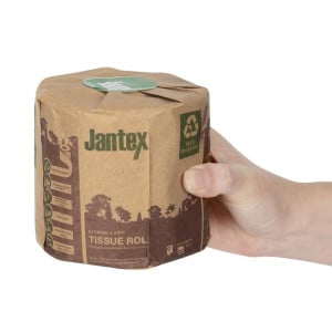 Recyklovaný toaletný papier 3-vrstvový 260 útržkov - Balenie 36 - Jantex