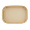 Rectangular Recyclable Food Trays 500 ml - Pack of 300 - Fiesta Green