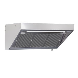 Hotte Snack 700 avec Led et Sans Moteur de Dynasteel - Dĺžka 2000