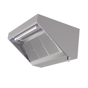 Hotte Snack 700 avec Led et Sans Moteur de Dynasteel - Dĺžka 2000
