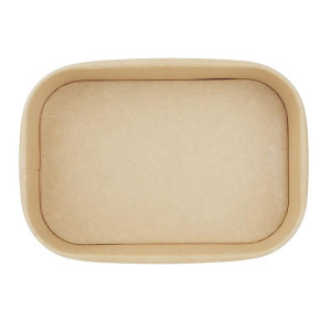 Barquettes Alimentaires Rectangulaires Recyclable 600 ml - Lot de 300 - Fiesta Green