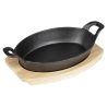 Planche pour Plat Ovale en Fonte - 260x165 mm