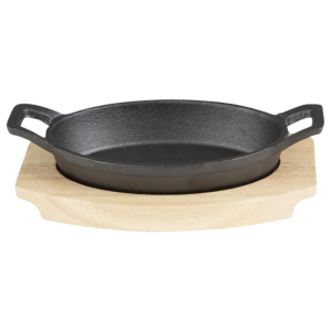 Board for Oval Cast Iron Dish - 210x120 mm