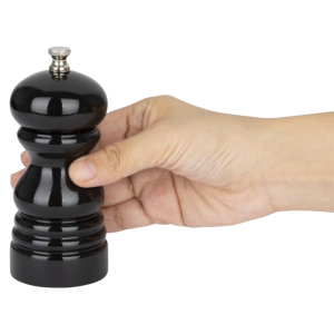 Mlynček na soľ alebo korenie z čierneho dreva - 125 mm