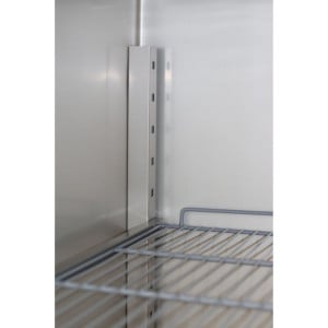 Pozitívna chladnička 1400 L Inox GN 2/1 – 2 dvere
