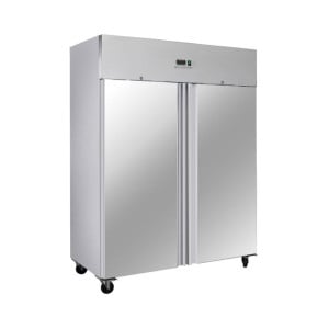 Pozitívna chladnička 1400 L Inox GN 2/1 – 2 dvere
